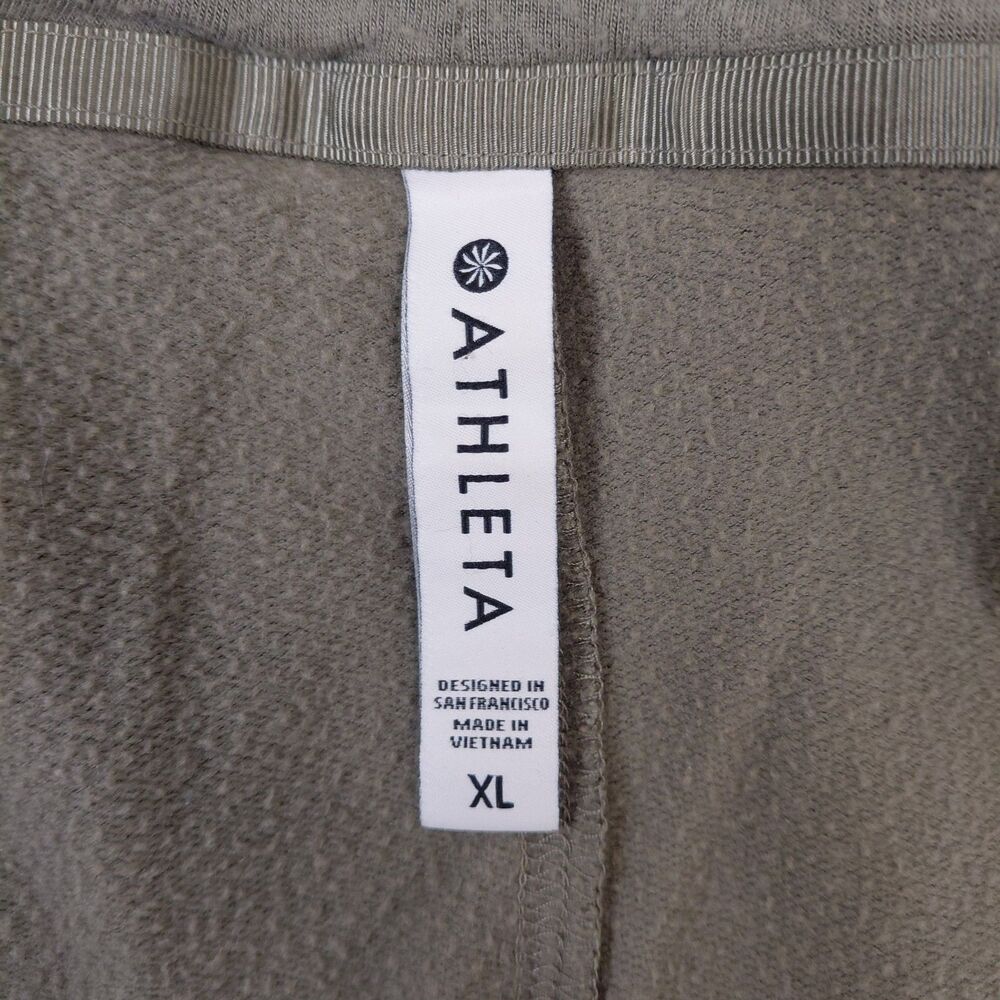 Athleta Oversized LS Moss Green Turtleneck Size XL - Picture 6 of 7